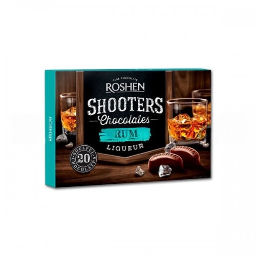 ШОКОЛАДНЫЕ КОНФЕТЫ С РОМОВЫМ ЛИКЕРОМ РОШЕН 150 Г